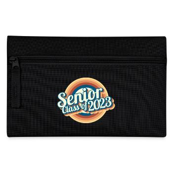 Senior Class Of 2023 Retro Graduation Party Geschenk - Federtasche - Schwarz - Vorne