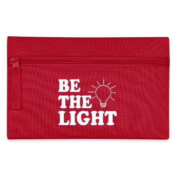 Be the light - Federtasche - Rot - Vorne