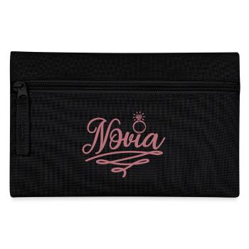 Novia Girlfriend Engagement Bridal Shower Wedding - Pencil Case - black - Front