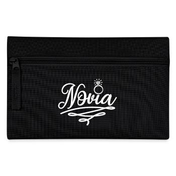 Novia Girlfriend Engagement Bridal Shower Wedding - Pencil Case - black - Front