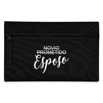 Novio Prometido Esposo Ehemann Bräutigam Hochzeitsgeschenk - Federtasche - Schwarz - Vorne