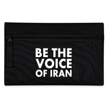 Be the voice of iran - Pencil Case - black - Front
