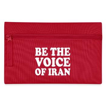 Be the voice of iran - Pencil Case - red - Front