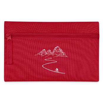 Dolomites Road Bike, Three Peaks, Road Cyclists, Cycling - Pencil Case - red - Front
