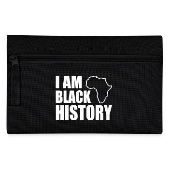 I am black history - Federtasche - Schwarz - Vorne