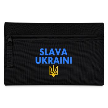 Slava ukraini - Federtasche - Schwarz - Vorne
