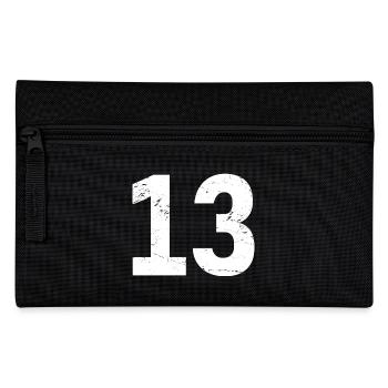 Cooles Geschenk zum 13. Geburtstag von 13 - 13 Jahren - Federtasche - Schwarz - Vorne