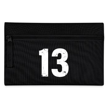 Cooles Geschenk zum 13. Geburtstag von 13 - 13 Jahren - Federtasche - Schwarz - Vorne