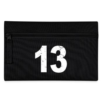 Cooles Geschenk zum 13. Geburtstag von 13 - 13 Jahren - Federtasche - Schwarz - Vorne