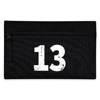 Cooles Geschenk zum 13. Geburtstag von 13 - 13 Jahren - Federtasche - Schwarz - Vorne