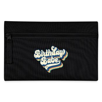Birthday Babe Matching Group Birthday Party Gift - Pencil Case - black - Front