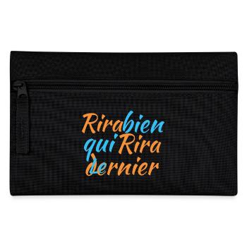 Rira bien qui rira le dernier - Trousse - noir - Devant