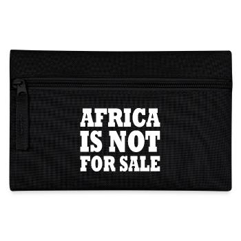 africa is not for sale - Pencil Case - black - Front