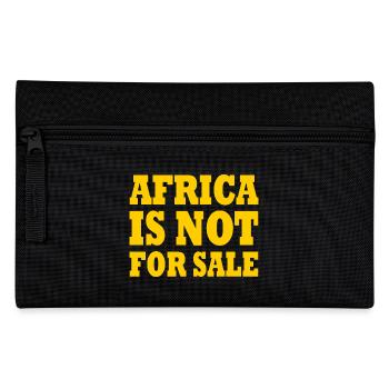 africa is not for sale - Pencil Case - black - Front