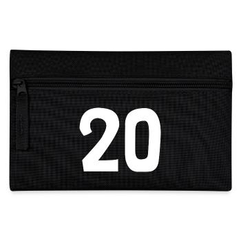 20. 20 ANS. 20e ANNIVERSAIRE. ANNIVERSAIRE 20 ANS. - Trousse - noir - Devant
