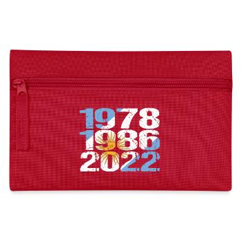 Argentinien 1978, 1986, 2022 - Federtasche - Rot - Vorne