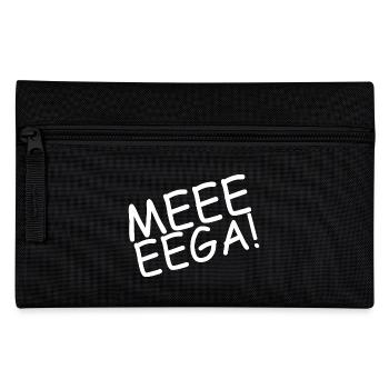 Mega ! T Shirt - Federtasche - Schwarz - Vorne
