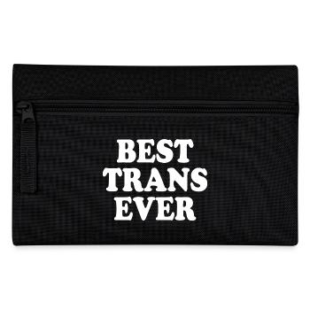 Best trans ever - Federtasche - Schwarz - Vorne