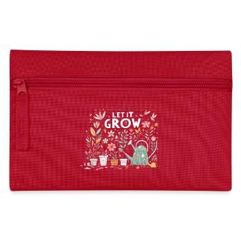 Laissez-le pousser des fleurs de jardin printanières - Trousse - rouge - Devant