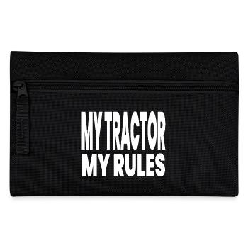 Tractor - Pencil Case - black - Front