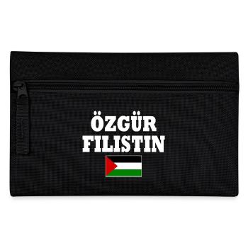 özgür filistin - Pencil Case - black - Front