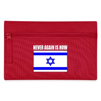 Never again is now - Federtasche - Rot - Vorne