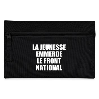 la jeunesse emmerde front national - Trousse - noir - Devant