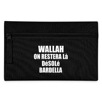 Wallah will leave it at that, sorry Bardella - Pencil Case - black - Front