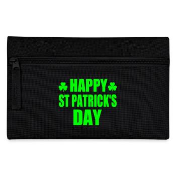 happy st patrick's day - Pencil Case - black - Front