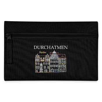 Meißen, Sachsen, Deutschland, Durchatmen - Federtasche - Schwarz - Vorne