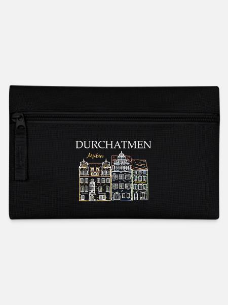 Meißen, Sachsen, Deutschland, Durchatmen - Federtasche - Schwarz