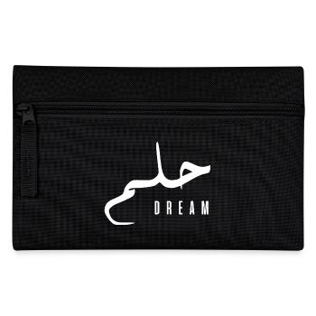 Hilm in Arabic - dream - Pencil Case - black - Front