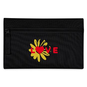 AIMEZ le design avec le cœur - Trousse - noir - Devant
