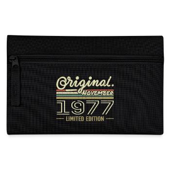 November 1977 - November 1977 Geburtstagsgeschenk - Federtasche - Schwarz - Vorne