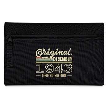 Dezember 1943 Geburtstag Dezember 1943 Dezember - Federtasche - Schwarz - Vorne