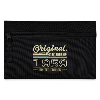December 1959 Birthday December 1959 December - Pencil Case - black - Front