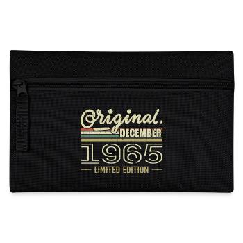 December 1965 Birthday December 1965 December - Pencil Case - black - Front
