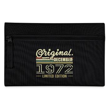 December 1972 Birthday December 1972 December - Pencil Case - black - Front