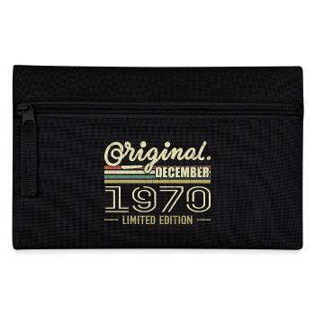 December 1970 Birthday December 1970 December - Pencil Case - black - Front