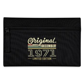 December 1971 Birthday December 1971 December - Pencil Case - black - Front