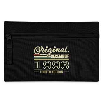 December 1993 Birthday December 1993 December - Pencil Case - black - Front