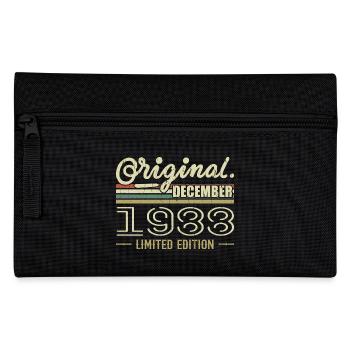 Dezember 1988 Geburtstag Dezember 1988 Dezember - Federtasche - Schwarz - Vorne