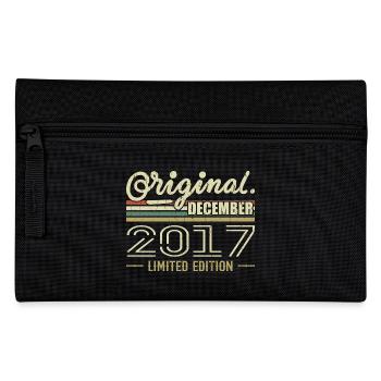 December 2017 birthday December 2017 December - Pencil Case - black - Front