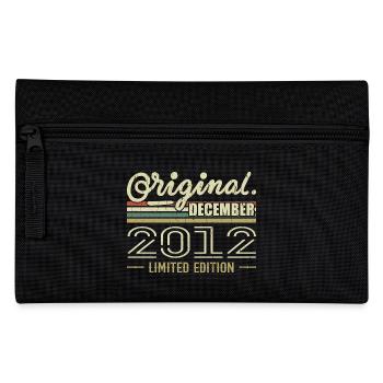 December 2012 birthday December 2012 December - Pencil Case - black - Front