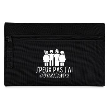Ich kann keine Cousinade haben - Federtasche - Schwarz - Vorne