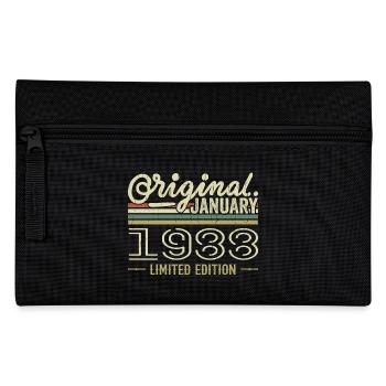Januar 1988 Geburtstag Januar 1988 Geschenk 1988 - Federtasche - Schwarz - Vorne