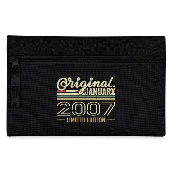 January 2007 Birthday January 2007 Gift 2007 - Pencil Case - black - Front