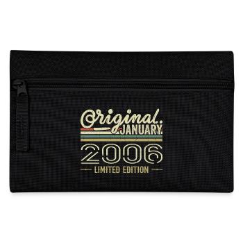 January 2006 Birthday January 2006 Gift 2006 - Pencil Case - black - Front