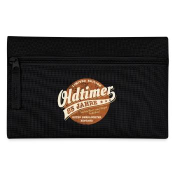 Oldtimer 85 Jahre - Geburtstag - Geschenk - Federtasche - Schwarz - Vorne