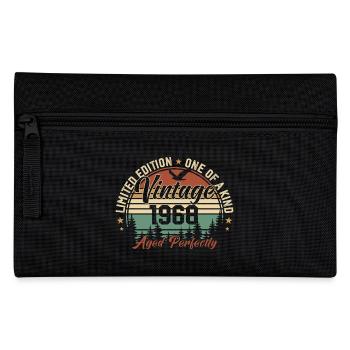 Vintage 1968 Rétro 1968 Cadeau D'anniversaire 1968 - Trousse - noir - Devant